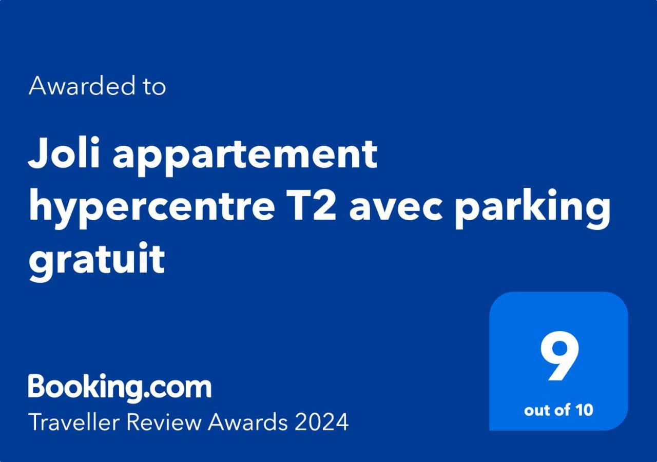 Joli Appartement Hypercentre T2, Classe Meuble De Tourisme 3 Avec Parking Gratuit 베지에 외부 사진